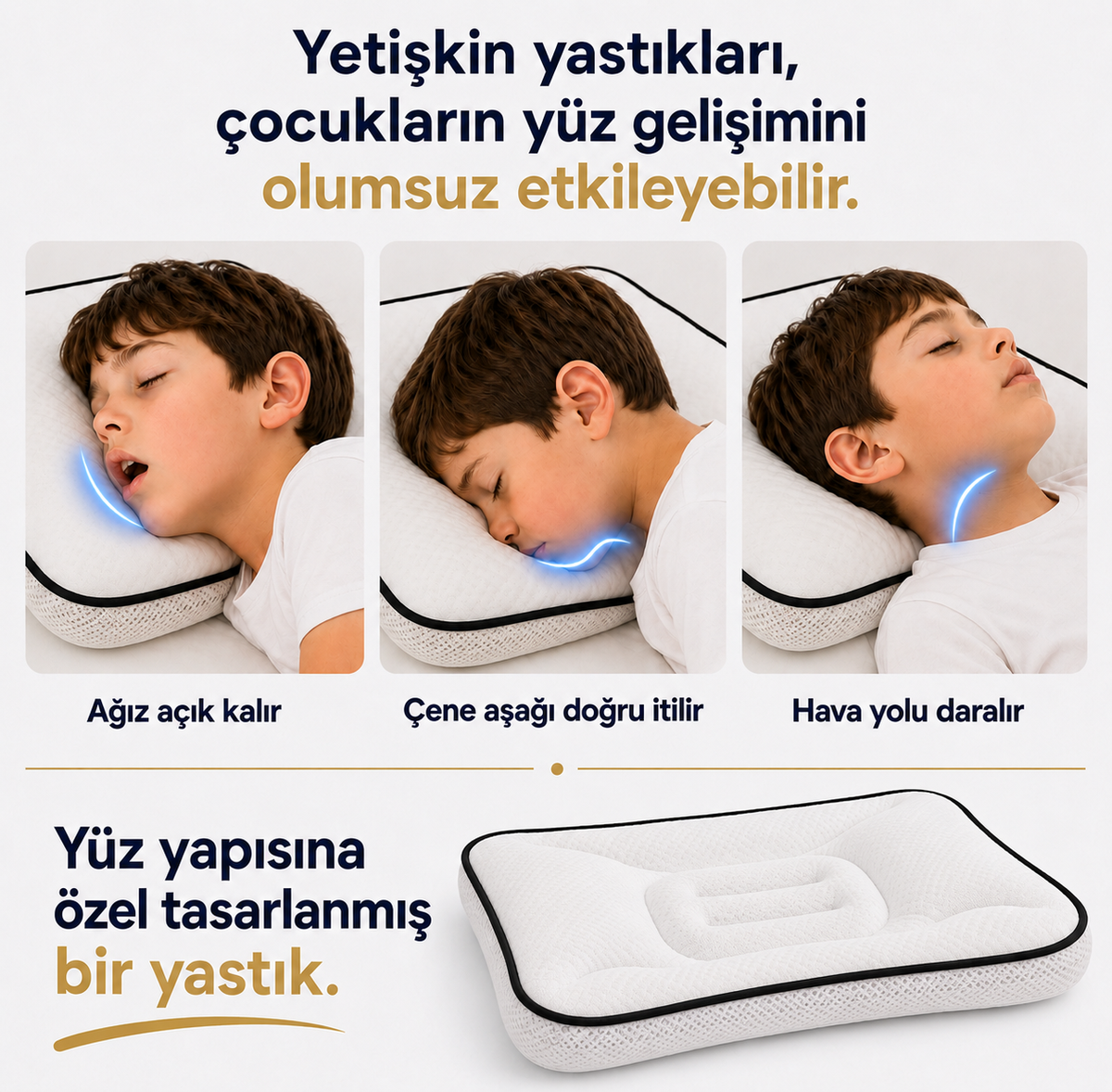 Laila Plus™ Ortopedik Çocuk Yastığı