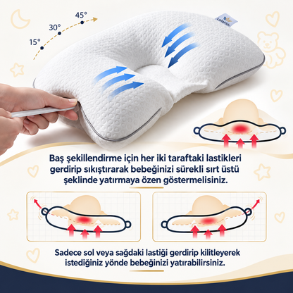 Laila Plus™ Düz Kafa Yastığı %100 Pamuk
