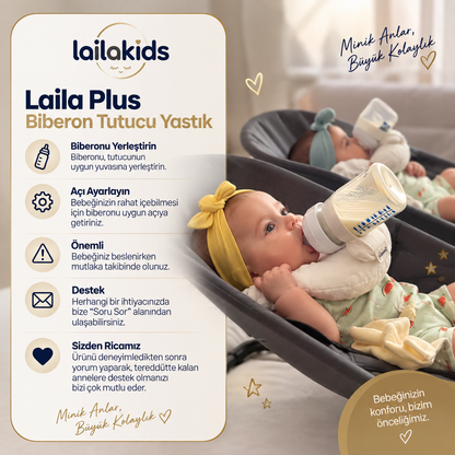 Laila Plus™ Biberon Tutucu Yastık