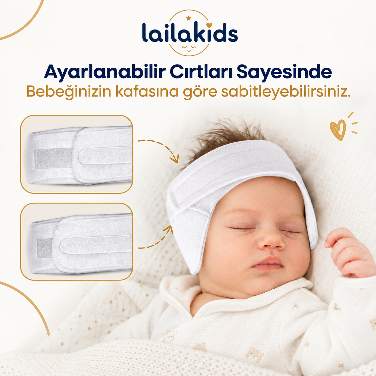 Laila Plus™ Bebek Kepçe Kulak Bandı