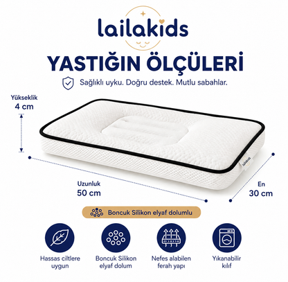 Laila Plus™ Ortopedik Çocuk Yastığı